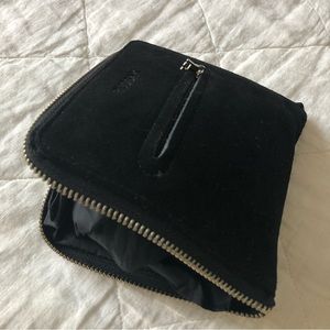 Rudsak collapsible suede-based tote bag